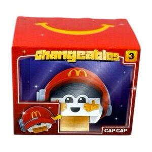 2026 McDonald’s Changeables Happy Meal Figure #3 Cap Cap NEW